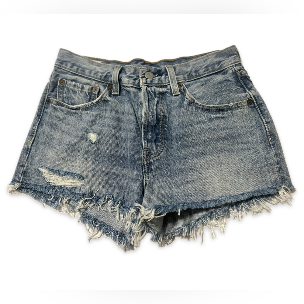 Levi's 501 Distressed Denim Shorts